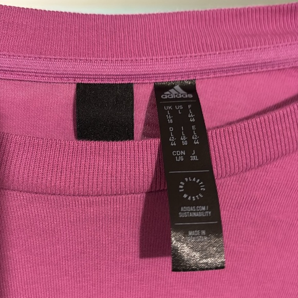 Euc purple Adidas oversized tshirt size large - Picture 4 of 4